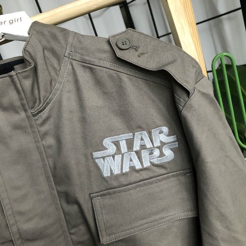 Star Wars X Disney Japan Batuu Patch Cargo Jacket XL Embroidered Galaxy's Edge - Picture 11 of 17