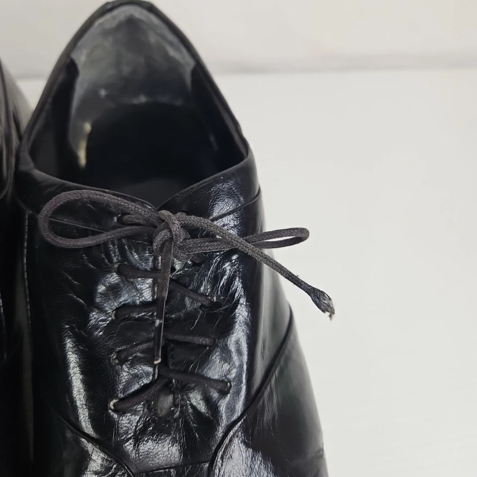 Stacy Adams Leather Upper And Out Sole Balance Men Shoes 9 1/2 M Made In India - Image 4 of 4