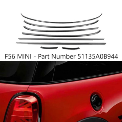 Original MINI F56 Beltline Trim Piano Gloss Black Line Window Kit 51135A0B944 OEM