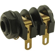 Cliff CL12207 6.35mm Audio Jack Socket Horizontal Mount 3 Pins Stereo