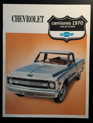 Chevrolet Camion CS-10 Pick-Up Merkblatt / Prospekt 1970