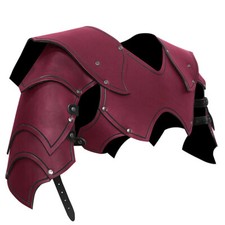 Cuirass Medieval Elf Cosplay Elven Shoulder Chest Armor Viking Knight Leather