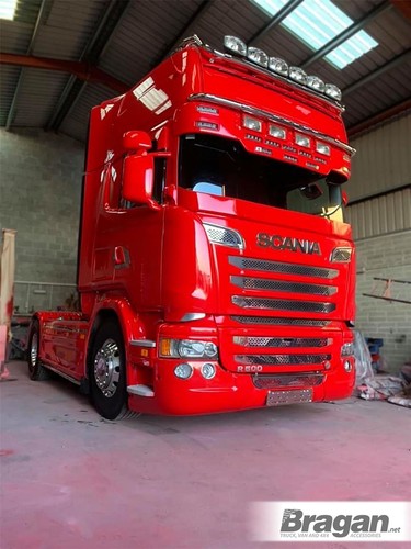 Roof Light Bar + 17" Night Blazer Dual Row LED Bars For Scania 4 Series Topline - Picture 11 of 12