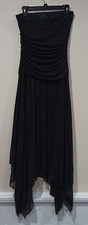 Evening Dress Black Strapless