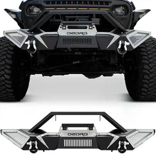 Front Bumper for 2018- 2025 Jeep Wrangler JL Unlimited / 2020-2025 Gladiator JT