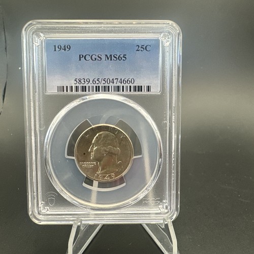 1949 25C Washington Quarter - PCGS MS65 -