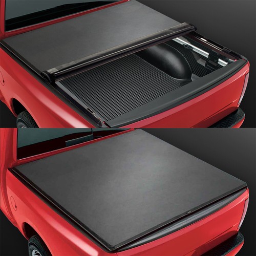 For 2022-2023 Ford Maverick 4.5' Bed Waterproof Vinyl Soft Roll Up Tonneau Cover - Picture 6 of 12