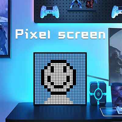 Smart LED Matrix Pixel Screen RGB DIY Graffiti App Control Art Display Screen