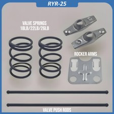 18/22/26lb Valve Spring Valve Push Rod Rocker Arm For Predator 212cc Honda GX200