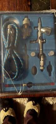 KKmoon Professional Dual Action Gravity Feed Airbrush Kit with 1.8m Hose...