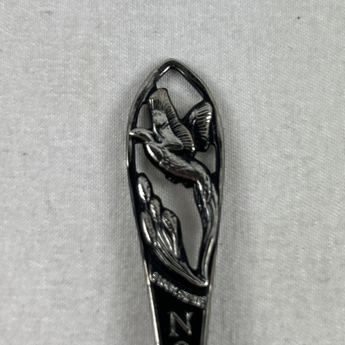 Cuchara coleccionable Dakota del Norte 4,5"" faisán volador sioux estado EE. UU. - Imagen 2 de 4