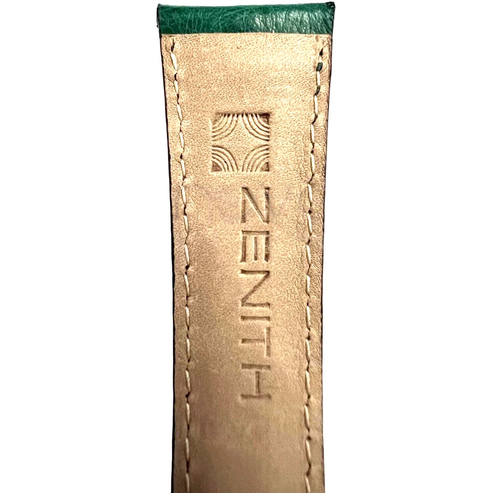 ZENITH - БРАСЛЕТ - ЗЕЛЕНЫЙ - ЧЕРНЫЙ COUTURE - 20 X 17 ММ - НОВЫЙ ИЗ СТАРЫХ ЗАПАСОВ - Изображение 4 из 4