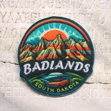 Badlands National Park Patch Iron-On Applique Nature Badge Souvenir