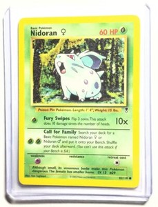 NIDORAN - 82/110 - Legendary Collection - Common - Pokemon Card - NM