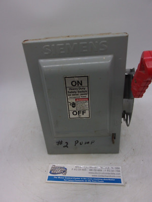 HNF361-SIEMENS-HEAVY DUTY SAFETY SWITCH 30A,3P, 600VAC/250VDC,TYPE VBII,NEMA 1