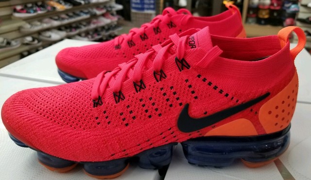 nike air vapormax flyknit 2 red orbit men's shoe