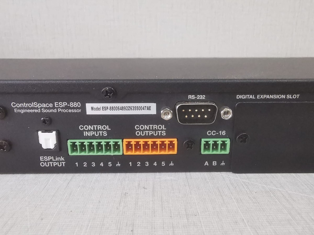 BOSE ControlSpace ESP-880 Engineered Sound Processor | eBay BOSE ControlSpace ESP-880 Engineered Sound Processor | eBay