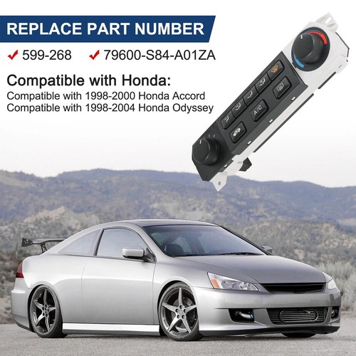 For 1998-2000 Honda Accord Climate Temp Control Unit Heater AC NEW - Picture 2 of 15