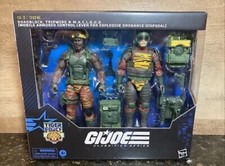 GI JOE CLASSIFIED ROADBLOCK TRIPWIRE & MACLEOD TIGER FORCE TARGET EXCLUSIVE