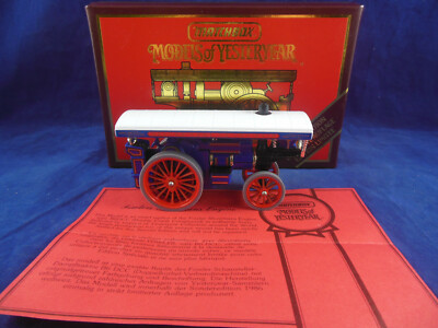 Matchbox Models of Yesteryear Y19 1905 Fowler Showmans