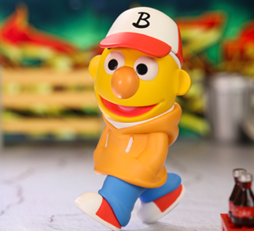 POP MART Sesame Street Trend Series Hip-hop Skating Fashion Confirmed Figure new - Picture 10 of 30
