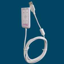 Kingston HyperX Cloud II DSP USB Sound Card 7.1 Surround Sound Cloud WHITE