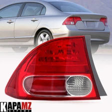 Left Driver Outer Tail Light for  Honda Civic Sedan 2006-2008 Rear Brake Lamp US