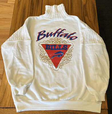 Vintage Rare Buffalo Bills 1992 NFL Spirit by Cliff Engle Turtle Neck XL  Adult