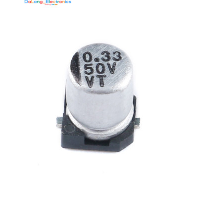 (500 Pcs)High-Quality SMD AECCAP 50V 0.33UF 4*5.4mm SMD Electrolytic CAP
