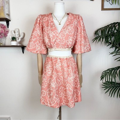 Mon Renn Monte Linen Floral Mini Dress - Monte Floral