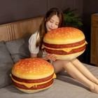 Burger Plush Toy Soft Padded Plush Cushion Pillow Sofa Chair Kids Birthday Gift