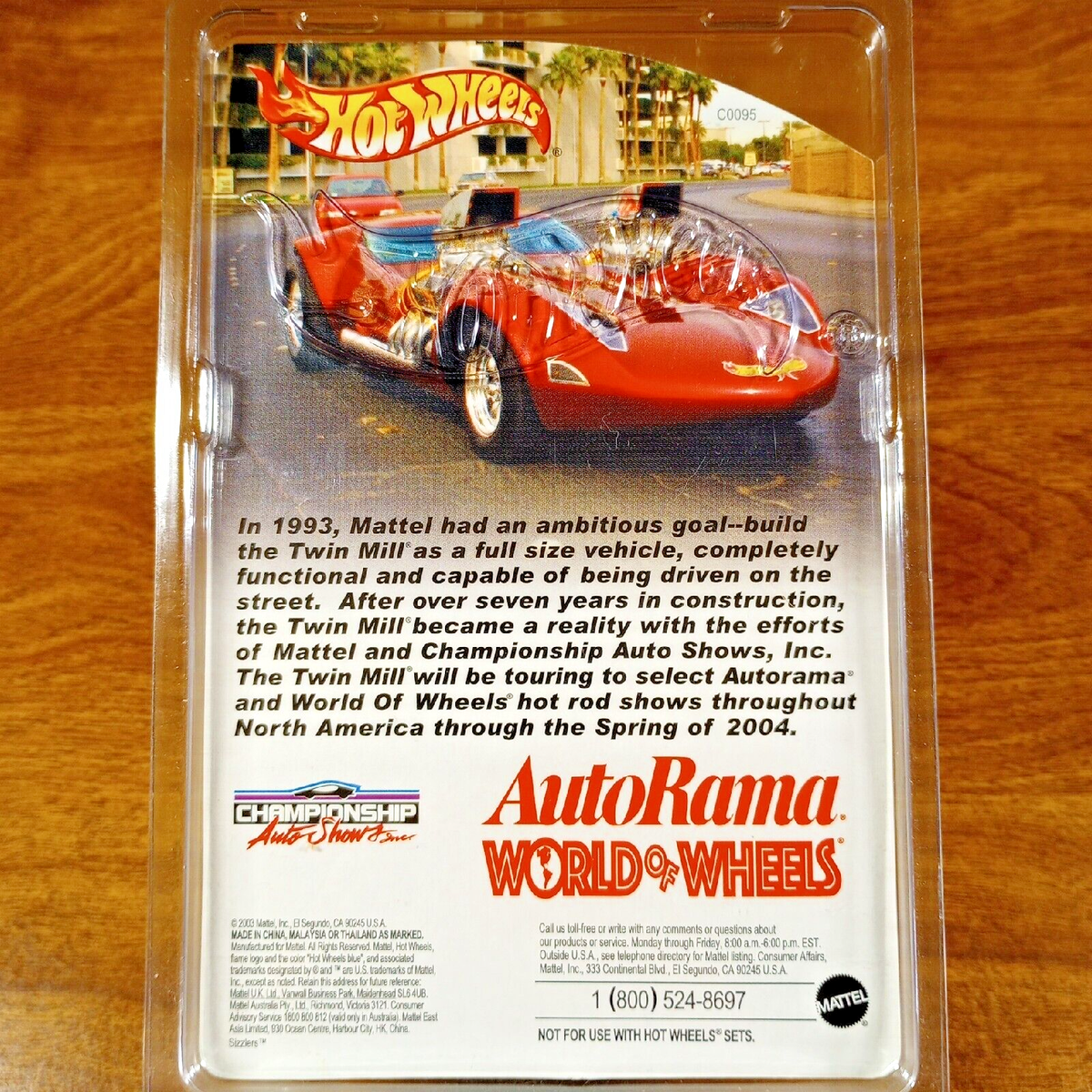 Hot Wheels Special Edition AutoRama World of Wheels Twin Mill Blue