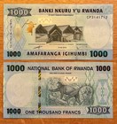 1000 Rwandan Francs 2019 Issue Unc