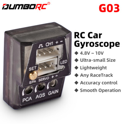 DUMBORC G03 Gyro Anti-Glitch-System AGS GAIN für RC Monster Truck Drift Racing