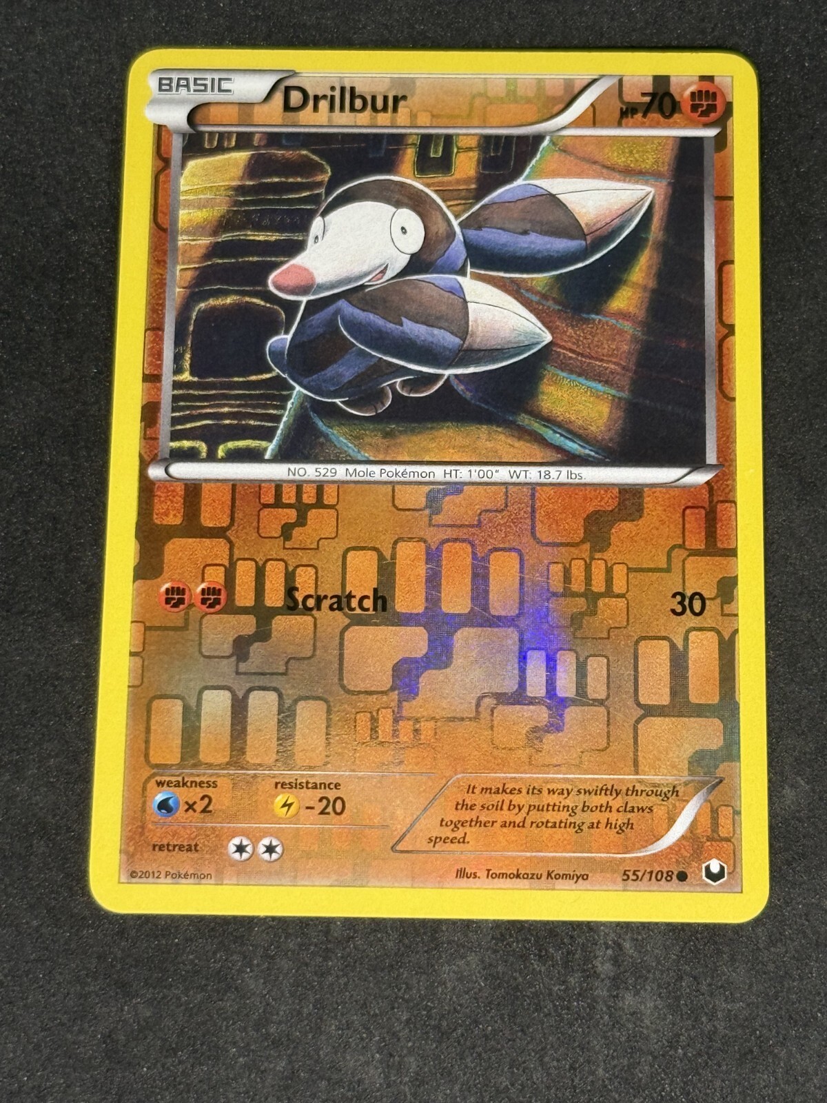 LP Drilbur 55/108 Dark Explorers Reverse