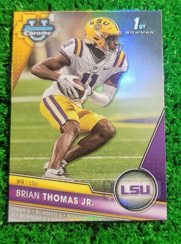2023 Bowman University Chrome - Refractor #8 Brian Thomas Jr. (RC)