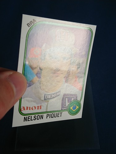 Nelson Piquet Non Rookie Card RC - Panini Motor Adventures 1987 - Excellent Con - Picture 3 of 3
