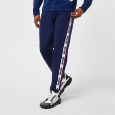 Moschino Joggers Navy Blue Tape Logo Size 2XL Men’s Luxury Designer RRP £220