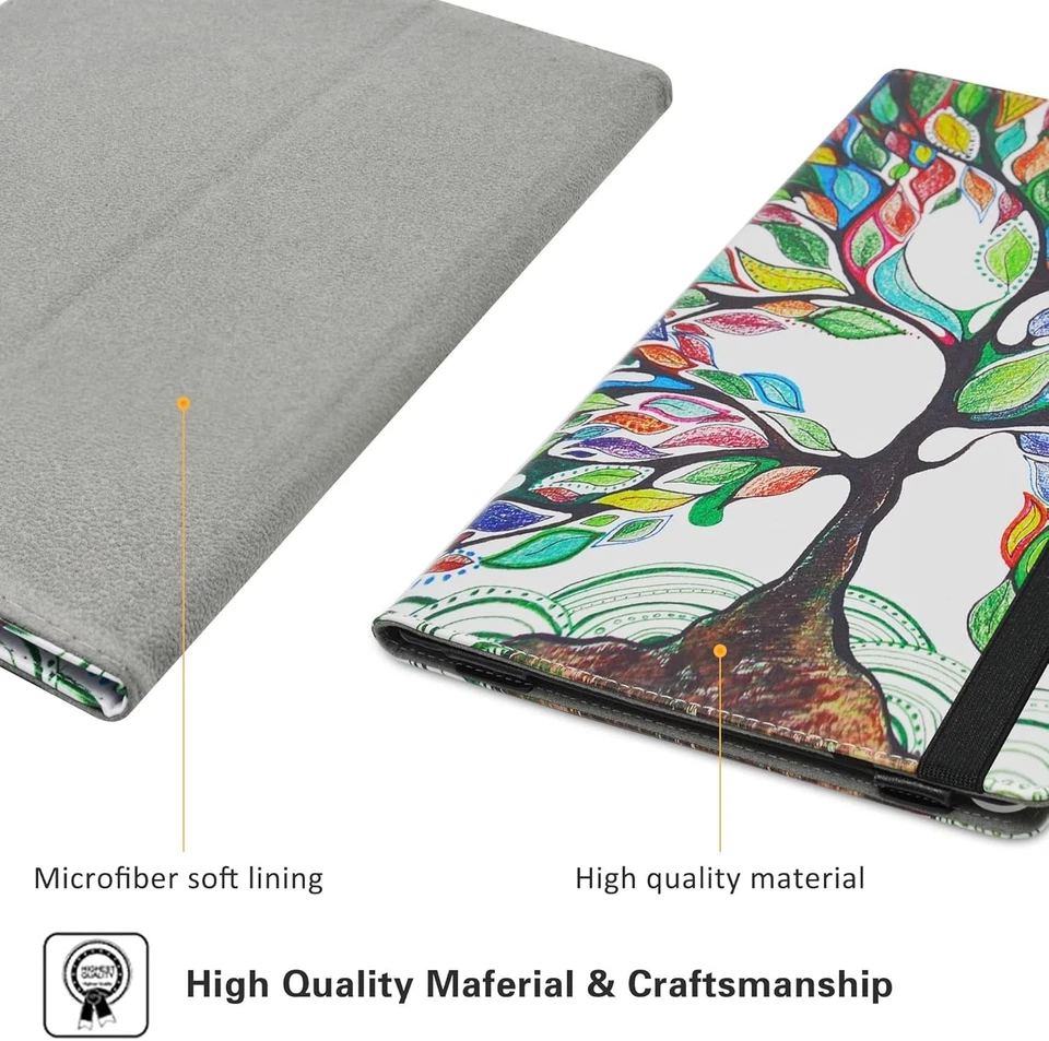 MAMA MOUTH 12.4" Xiaomi Book S Case Slim Folio Folding Stand PU Leather Cover - Image 3 of 4