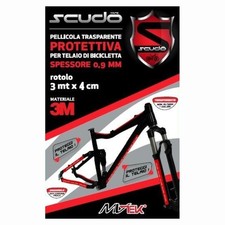 Pellicola protettiva telaio MVTEK 300x5cm rotolo sagomabile per E-Bike trasparen