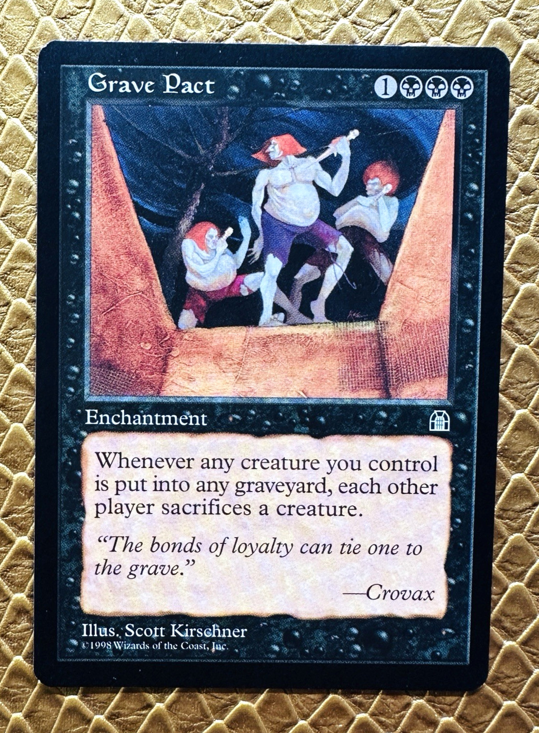 Grave Pact Stronghold MTG Magic the Gathering Card - LP/NM