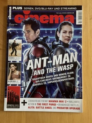 Cinema Nr. 7  2018 mit 8 Filmplakatkarten Filmzeitschrift Kinomagazin Neu