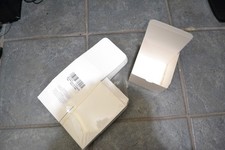 4x4x4 Gift Boxes White Kraft Folding 50 Count Not Shipping