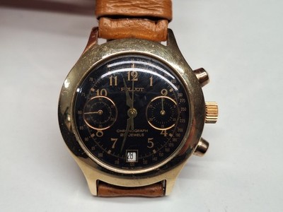 Poljot 3133 Vintage Chrono Herrenuhr Handaufzug 38mm Russisch UdSSR