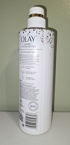 Jabón corporal Olay azúcar + manteca de cacao, 20 fl oz - botella bomba - Imagen 6 de 6