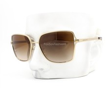 Michael Kors Cancun Sunglasses MK 1087 101413 Satin Light Gold Brown w/case