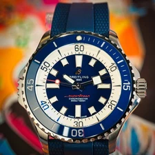 Breitling Watch Men's Superocean Automatic 46mm Chronometer A17378 Box & Papers