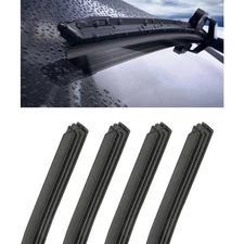 4PCS Wiper Blade Refill Rubber Inserts Set of 26 for Most Cars Universal Fit