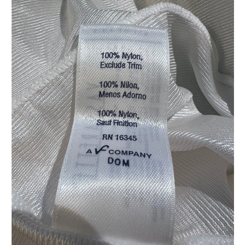 OFF WHITE Abito Slip Vintage Vassarette Lacey Lingerie Pin Up Taglia M Off White Panna Retrò