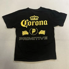Primitive Apparel Signature x Corona T-Shirt Men's Medium Black Short Sleeve
